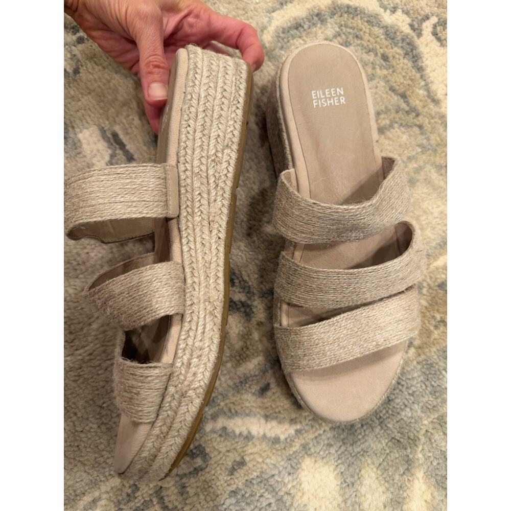 Eileen Fisher Mayla Jute Espadrille Sandal Women's Sz 10 NEW $185 - Picture 9 of 11